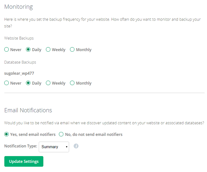Monitoring CodeGuard